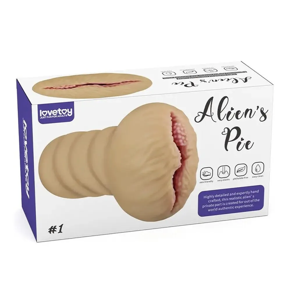 Lovetoy Aliens Pie Number 1 Flesh Pink Rubber Stealth Masturbator