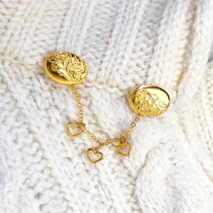 Lovey Charm Sweater Pins
