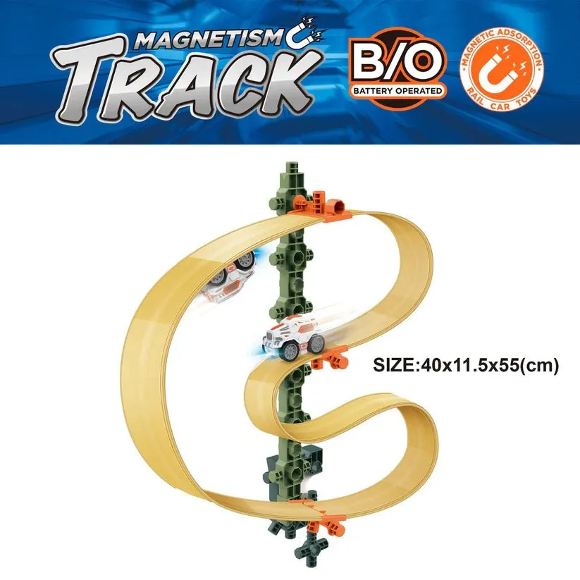 Maya & Friends Magnetism Track Race Car (14pcs)