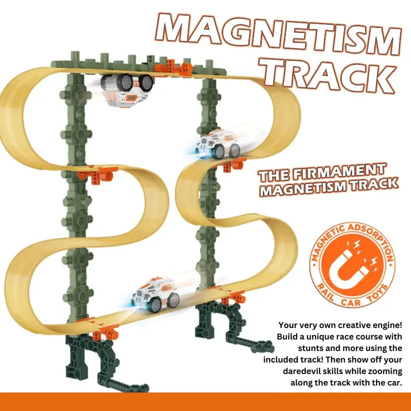 Maya & Friends Magnetism Track Race Car (14pcs)