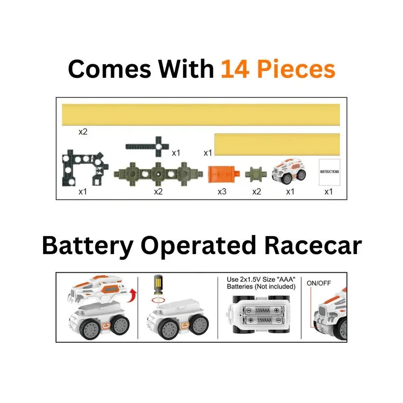Maya & Friends Magnetism Track Race Car (14pcs)