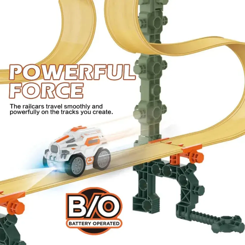 Maya & Friends Magnetism Track Race Car (14pcs)