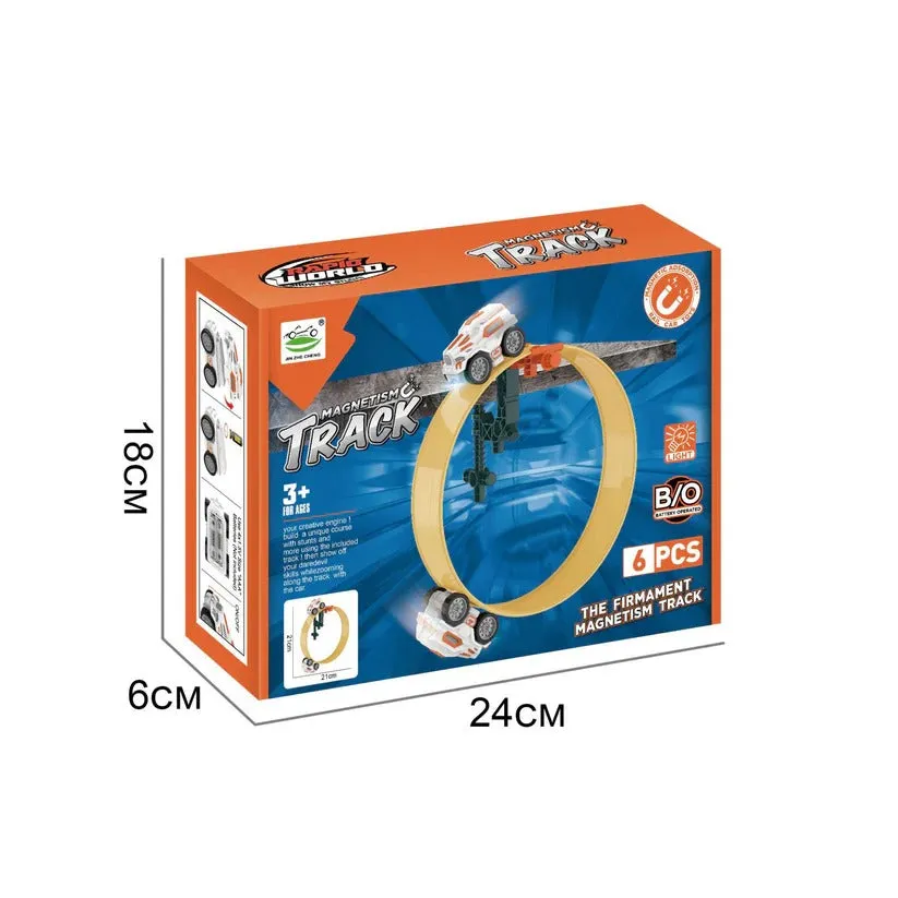 Maya & Friends Magnetism Track Race Car (6pcs)