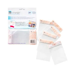 MED TALL BAGGIES-ROSE GOLD (4.3" x 3.4" capacity) ZipTop Storage Baggies for Craft Supplies