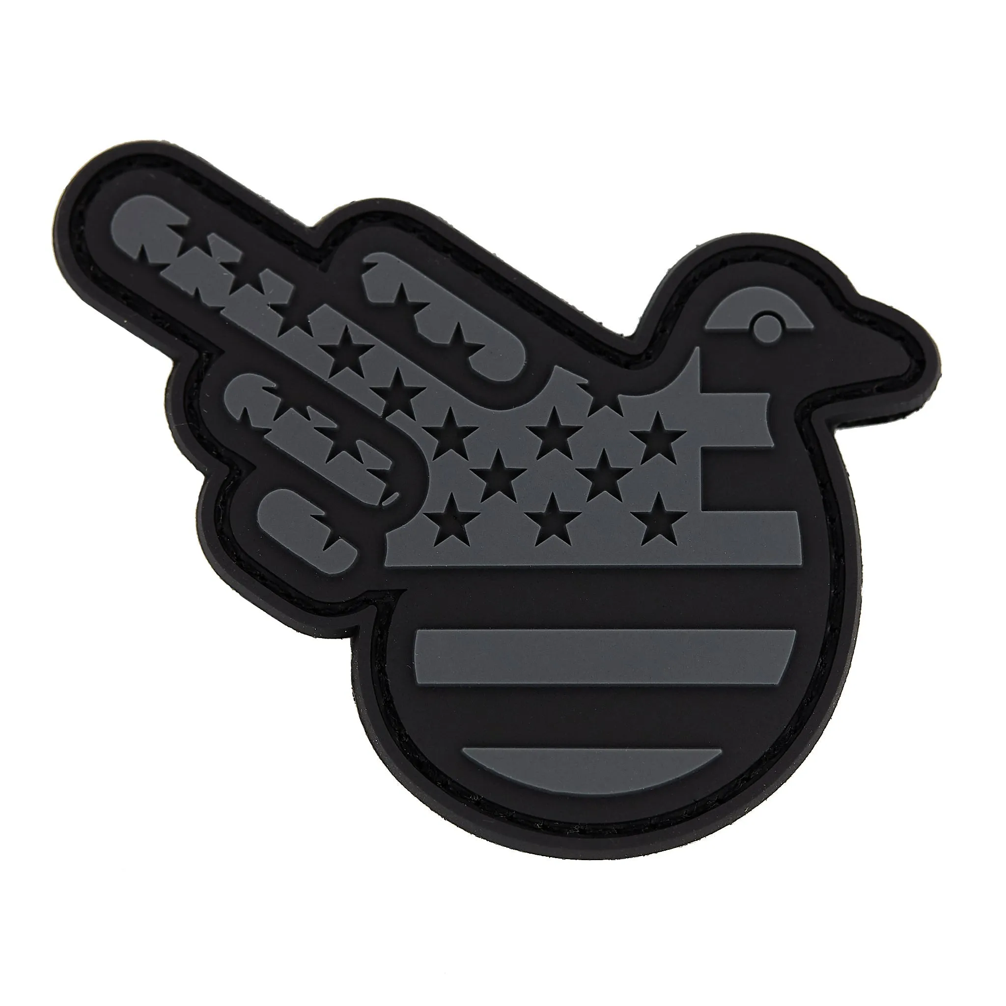 ‘MERICA Storm Camo Velcro PVC Patch - 3” Wide