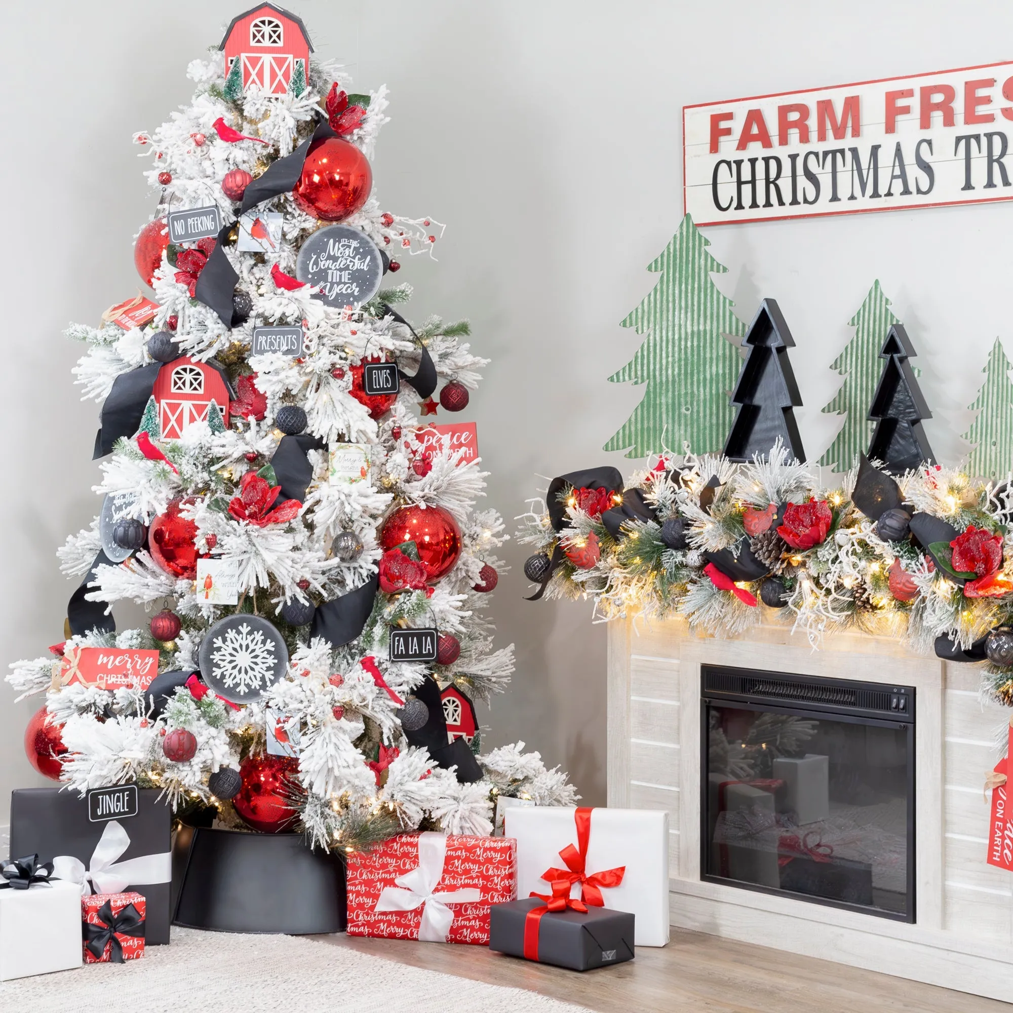 Metal Christmas Tree Collar (23-Inch Base)