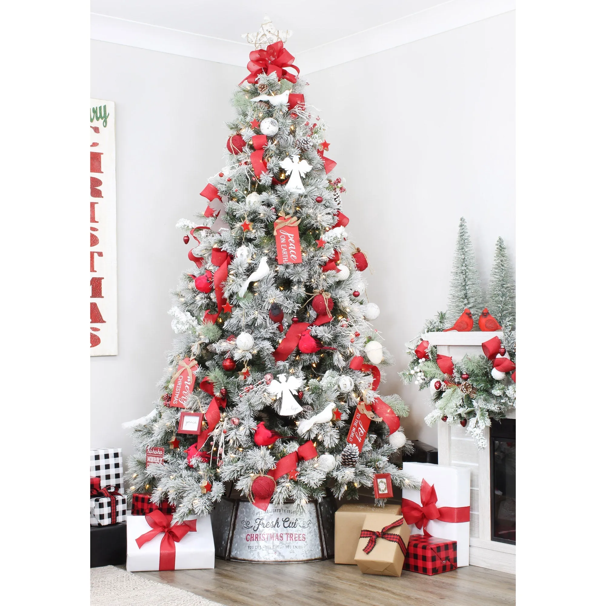 Metal Christmas Tree Collar (23-Inch Base)