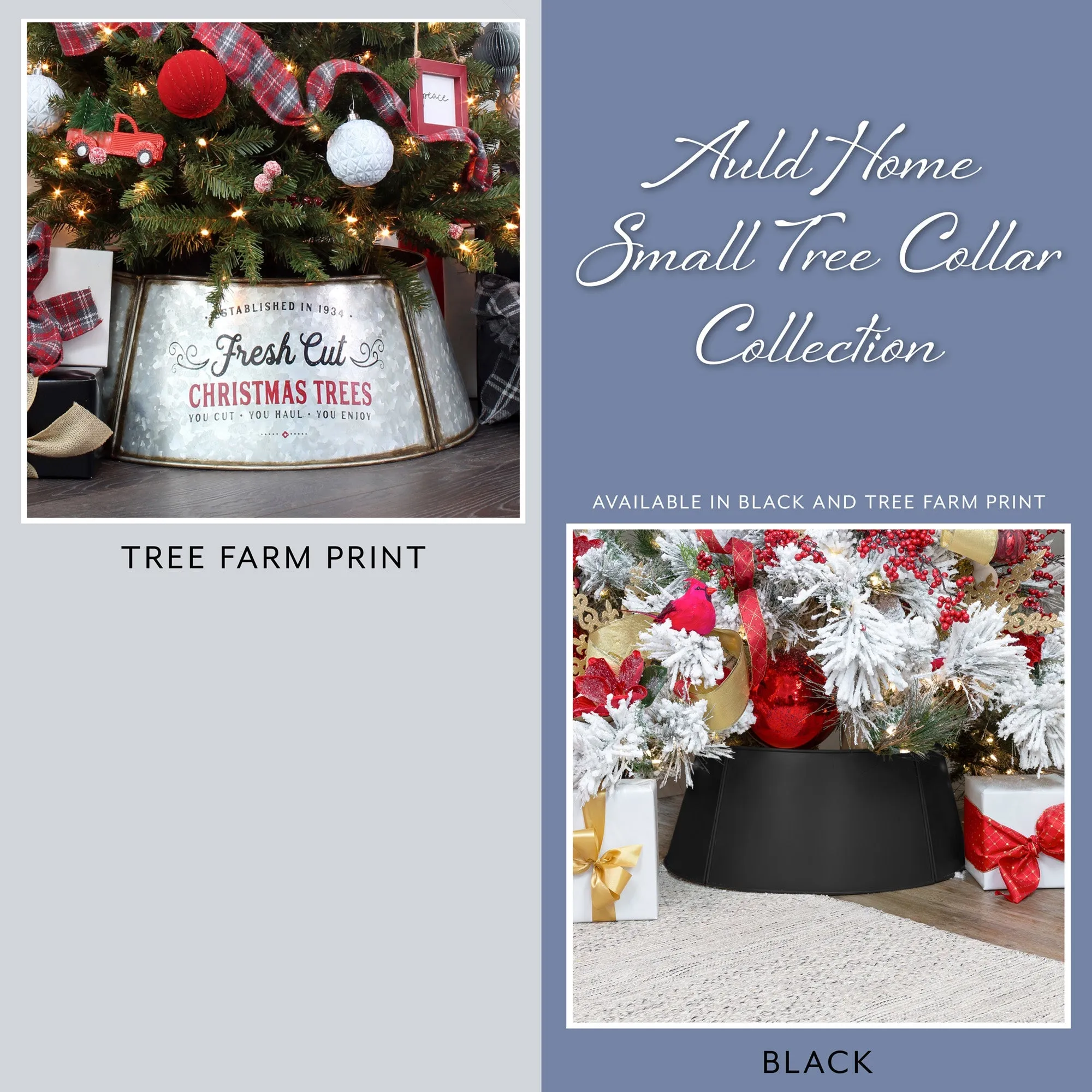 Metal Christmas Tree Collar (23-Inch Base)