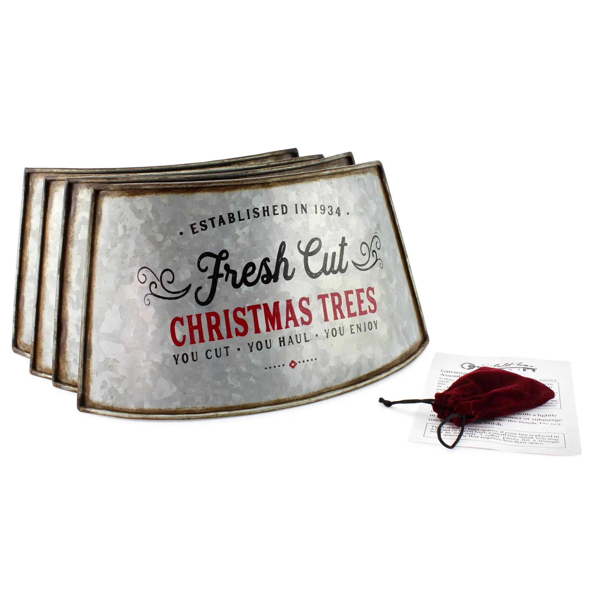 Metal Christmas Tree Collar (23-Inch Base)