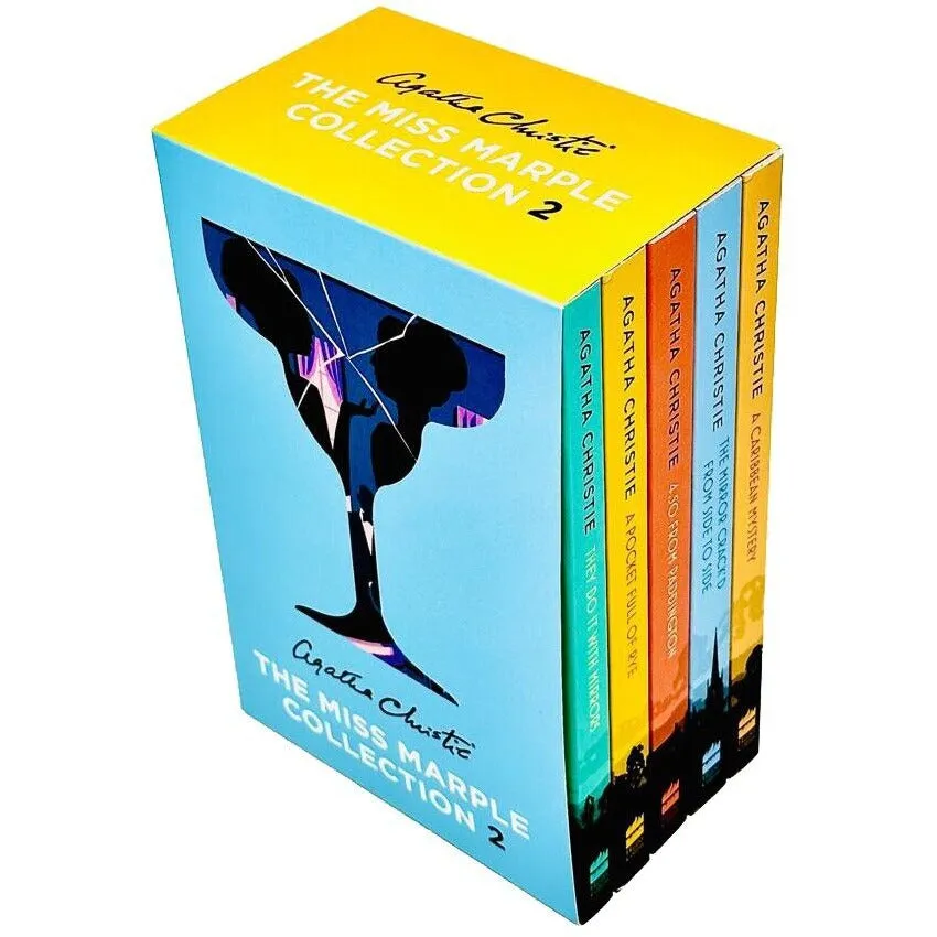 Miss Marple Mysteries Series Books 6 - 10 Collection Set by Agatha Christie