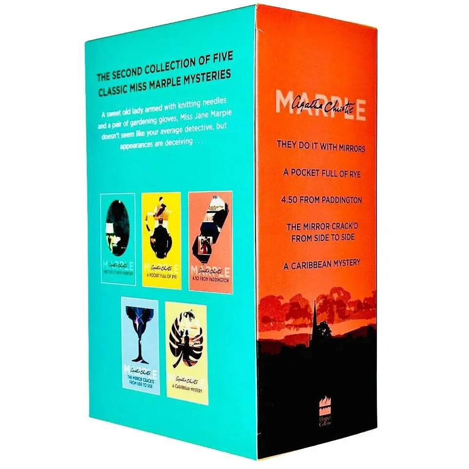 Miss Marple Mysteries Series Books 6 - 10 Collection Set by Agatha Christie