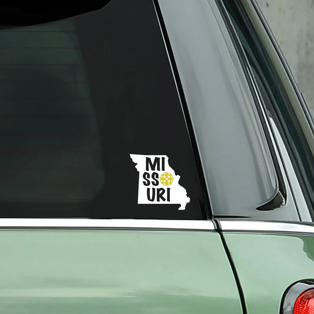 Missouri Pickleball Decal #1- Bumper Sticker