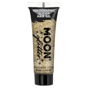 Moon Glitter Holographic Glitter Hair Gel, Gold