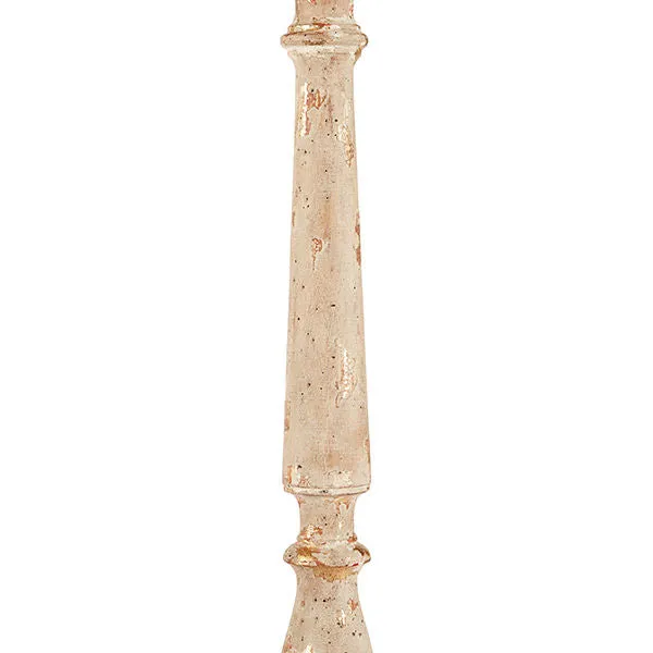 M'recia Italian Carved Eight-Arm Chandelier with Cream Finish