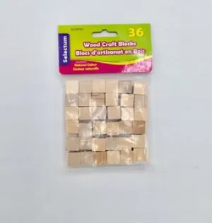Natural Colour Wood Craft Blocks