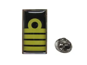 Nautical Captain Rank Lapel Pin