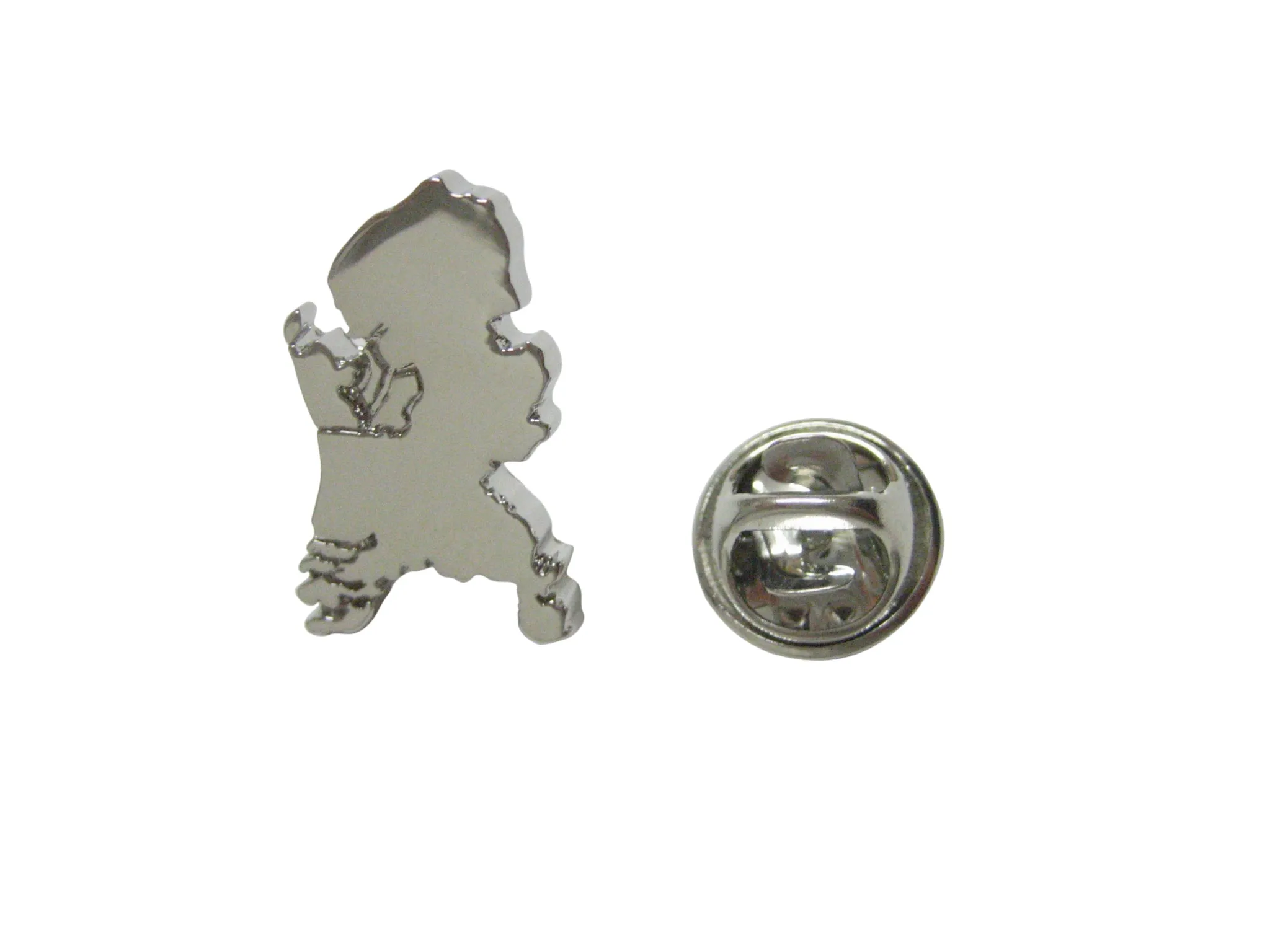 Netherlands Map Shape Lapel Pin