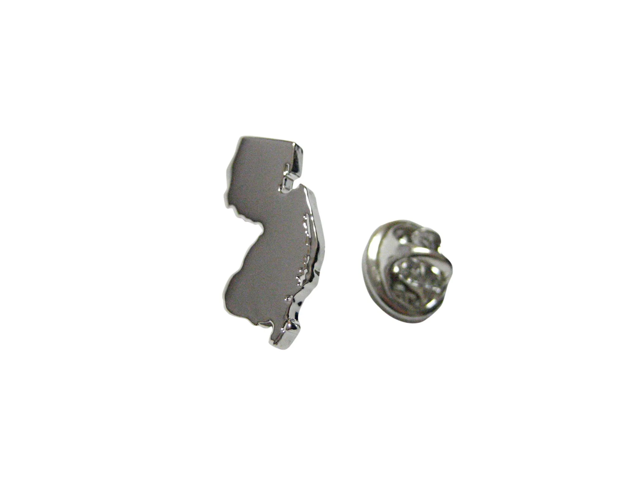New Jersey State Map Shape Lapel Pin