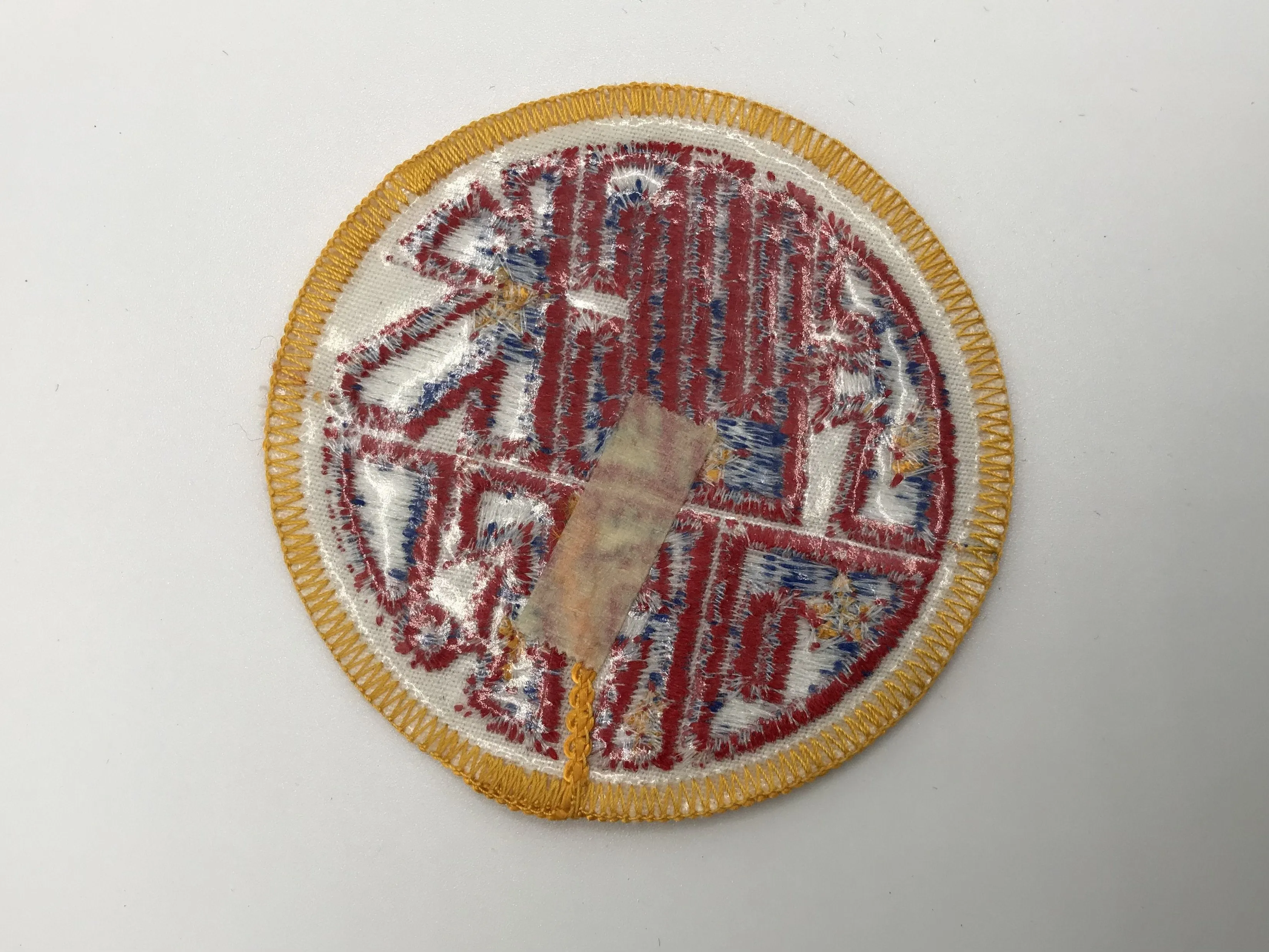 new old stock "F**k Off!" vintage embroidered patch