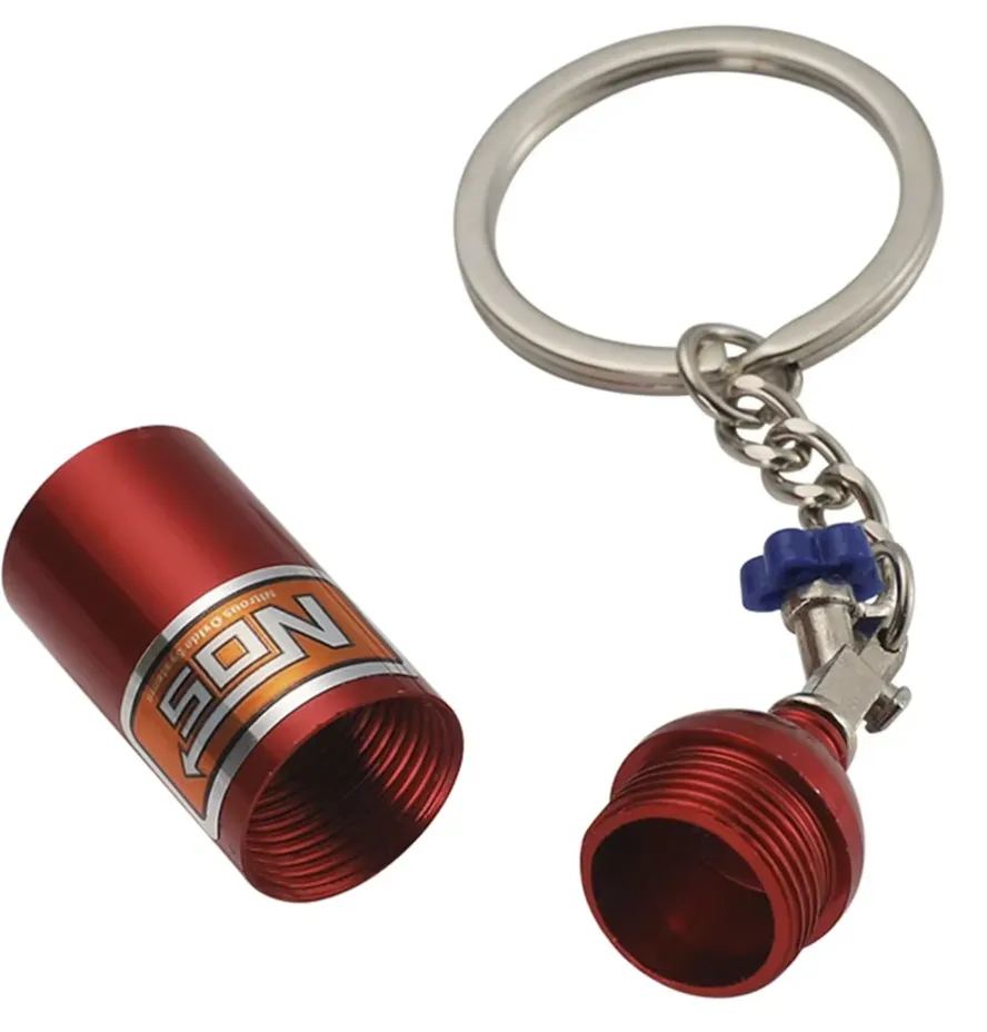 NOS Bottle Keychain