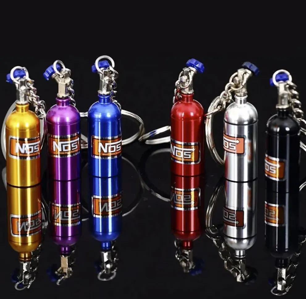 NOS Bottle Keychain