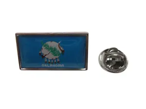 Oklahoma Flag Design Lapel Pin