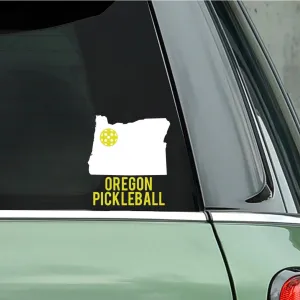 Oregon Pickleball Decal - Bumper Sticker