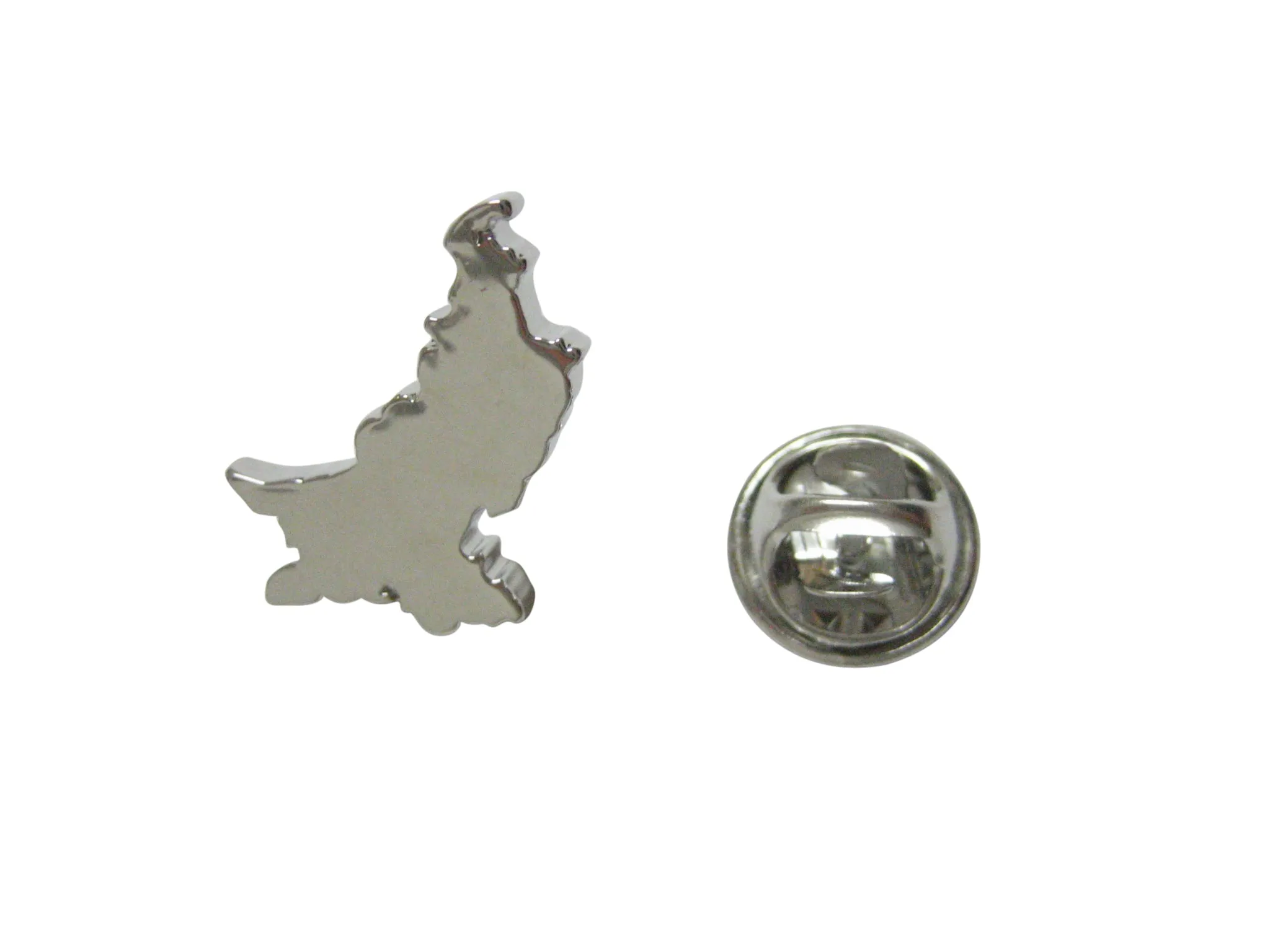 Pakistan Map Shape Lapel Pin