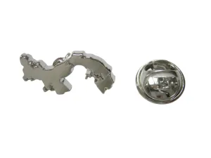 Panama Map Shape Lapel Pin
