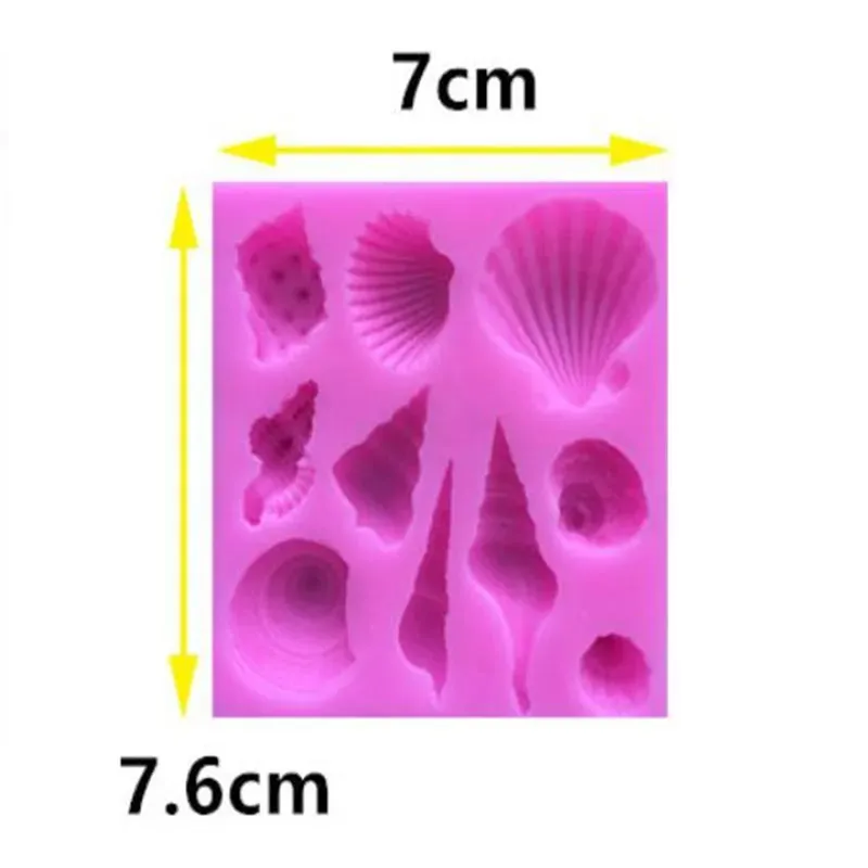 Pastry Silicone Mold Mermaid Tail Pattern Gum Paste Chocolate Cake Molds Candy Molds party Cupcake Decorating Tools