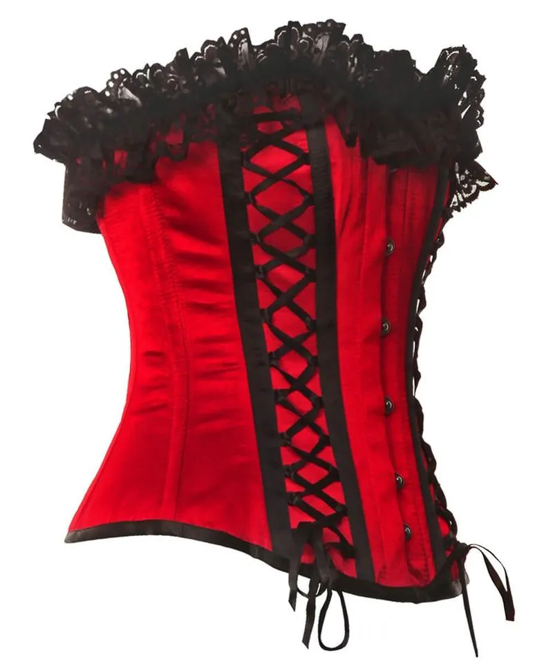 Paula Satin Burlesque Overbust Corset