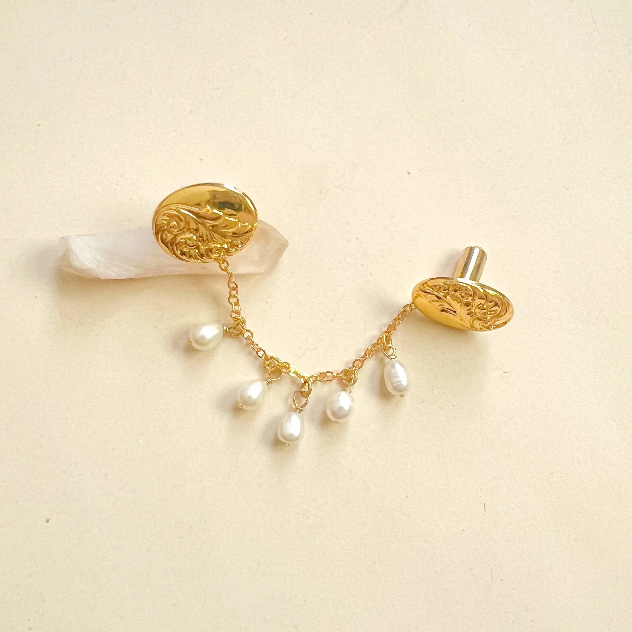 Pearl Charm Sweater Pins