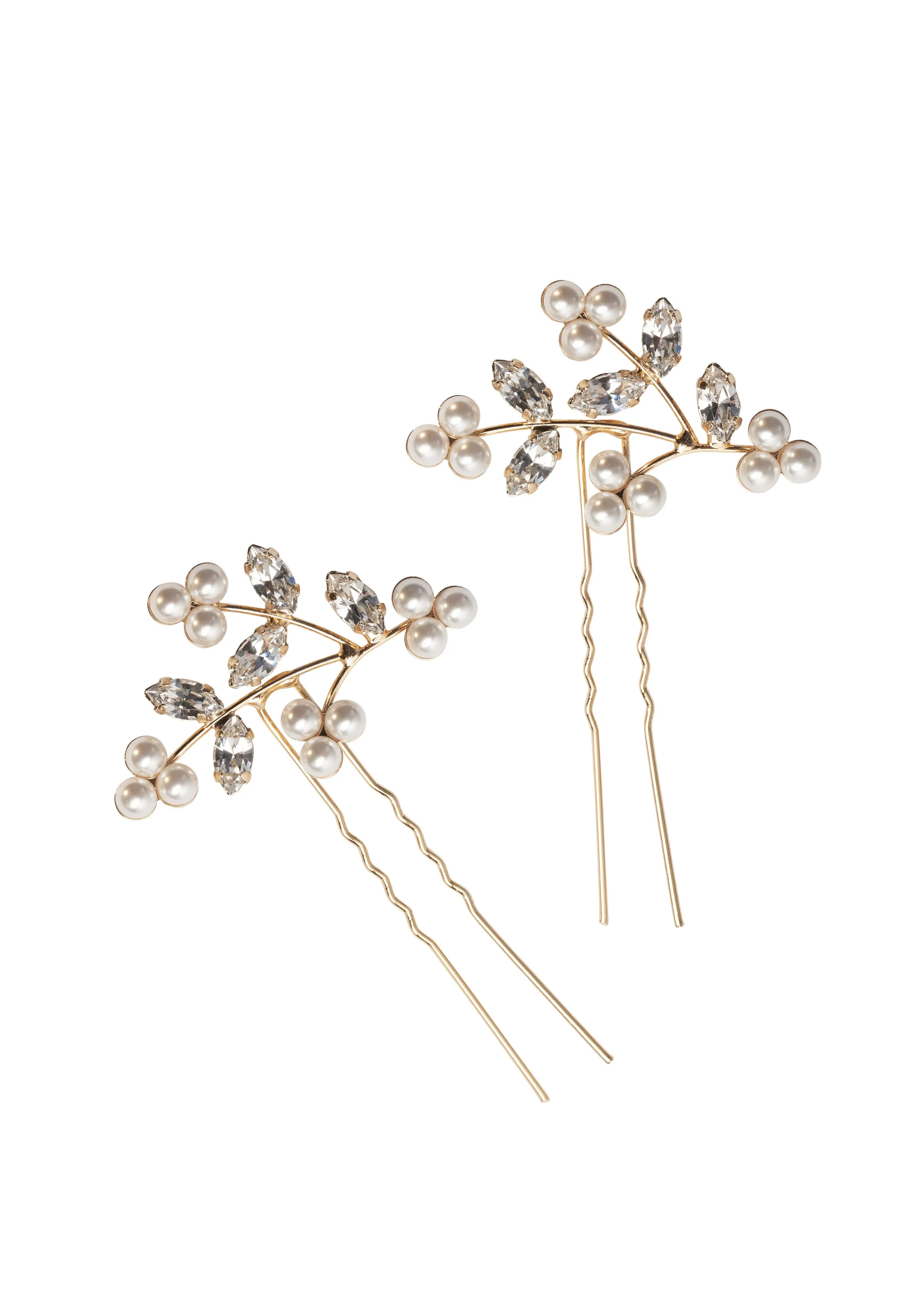 Pearl Triplet Cluster Pins (set of 2)