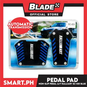 Pedal Pad Non-Slip Pedal Automatic Transmission Ralliart SC-051 (Blue)