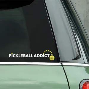 Pickleball Addict Decal - Bumper Sticker