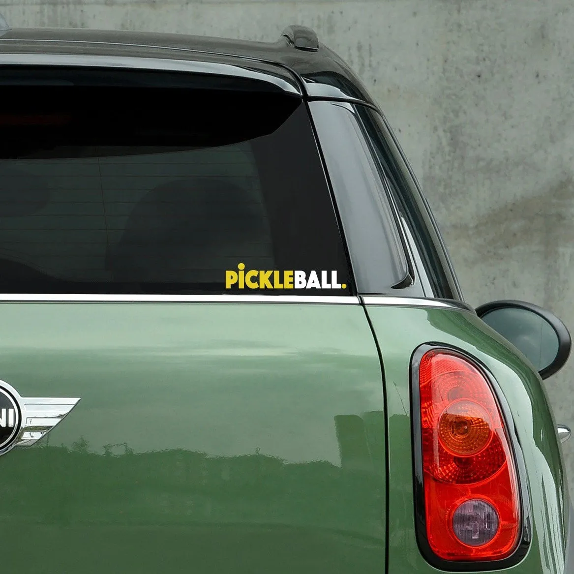 Pickleball Decal - Bumper Sticker