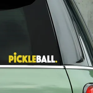 Pickleball Decal - Bumper Sticker