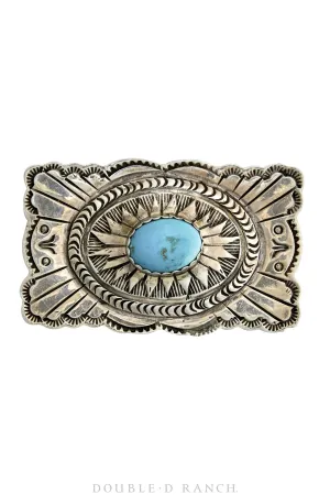 Pin, Concho, Turquoise, Vintage, 1080