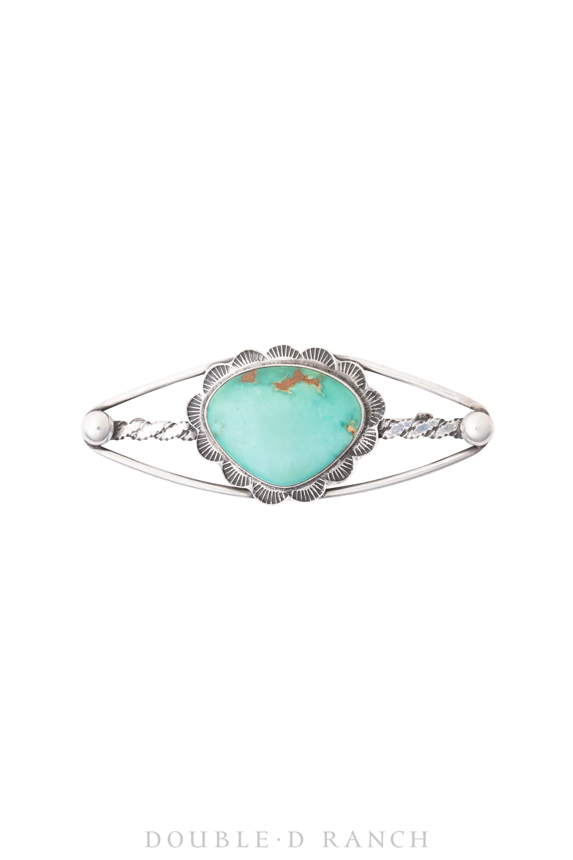 Pin, Natural Stone, Turquoise, Unmarked, Vintage, 853
