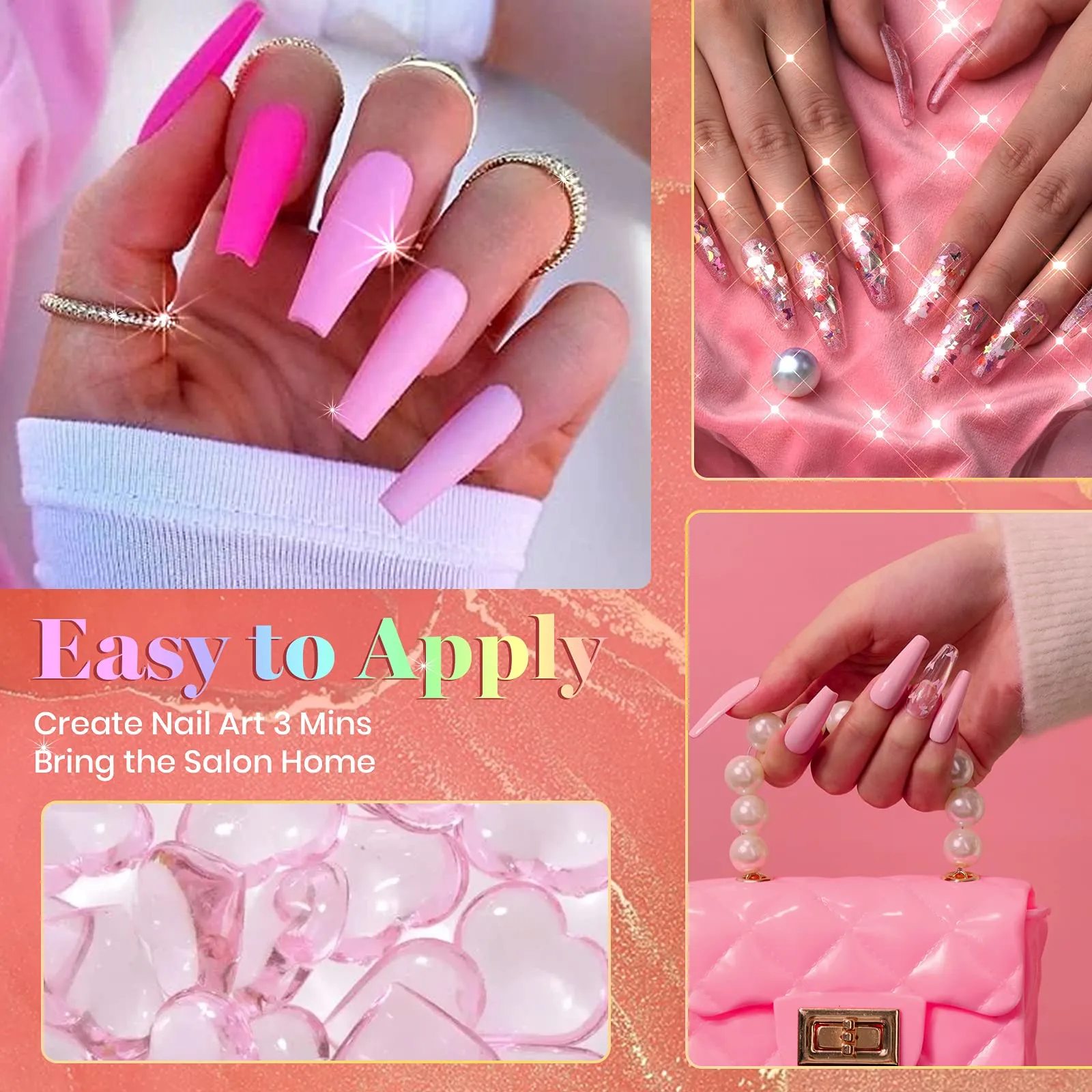 Pink Generation - 20 Gel Colors Set with Top and Base Coat (5ml/Each)