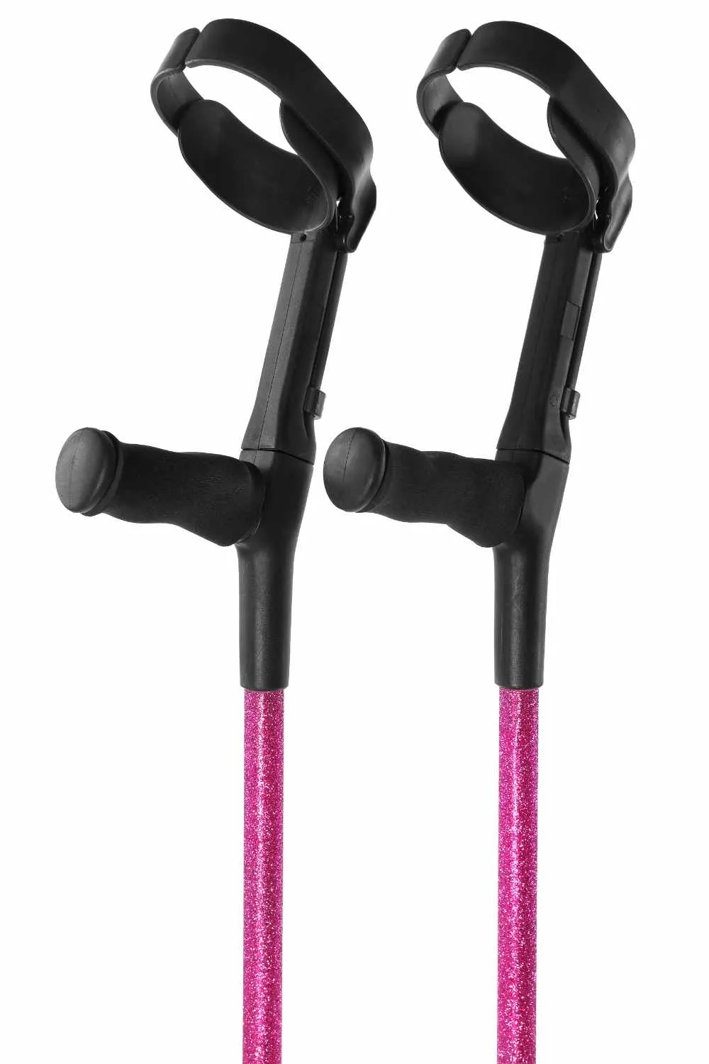 Pink Glitter Crutches