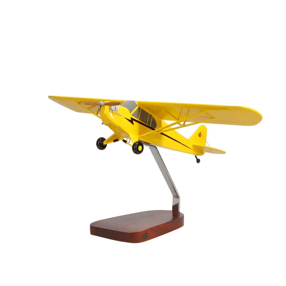 Piper J3 Cub Large Mahogany Model