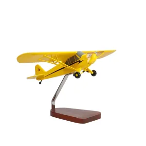Piper J3 Cub Large Mahogany Model