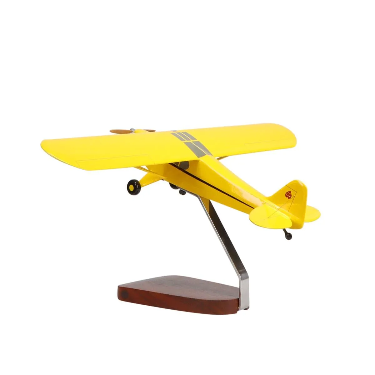 Piper J3 Cub Large Mahogany Model