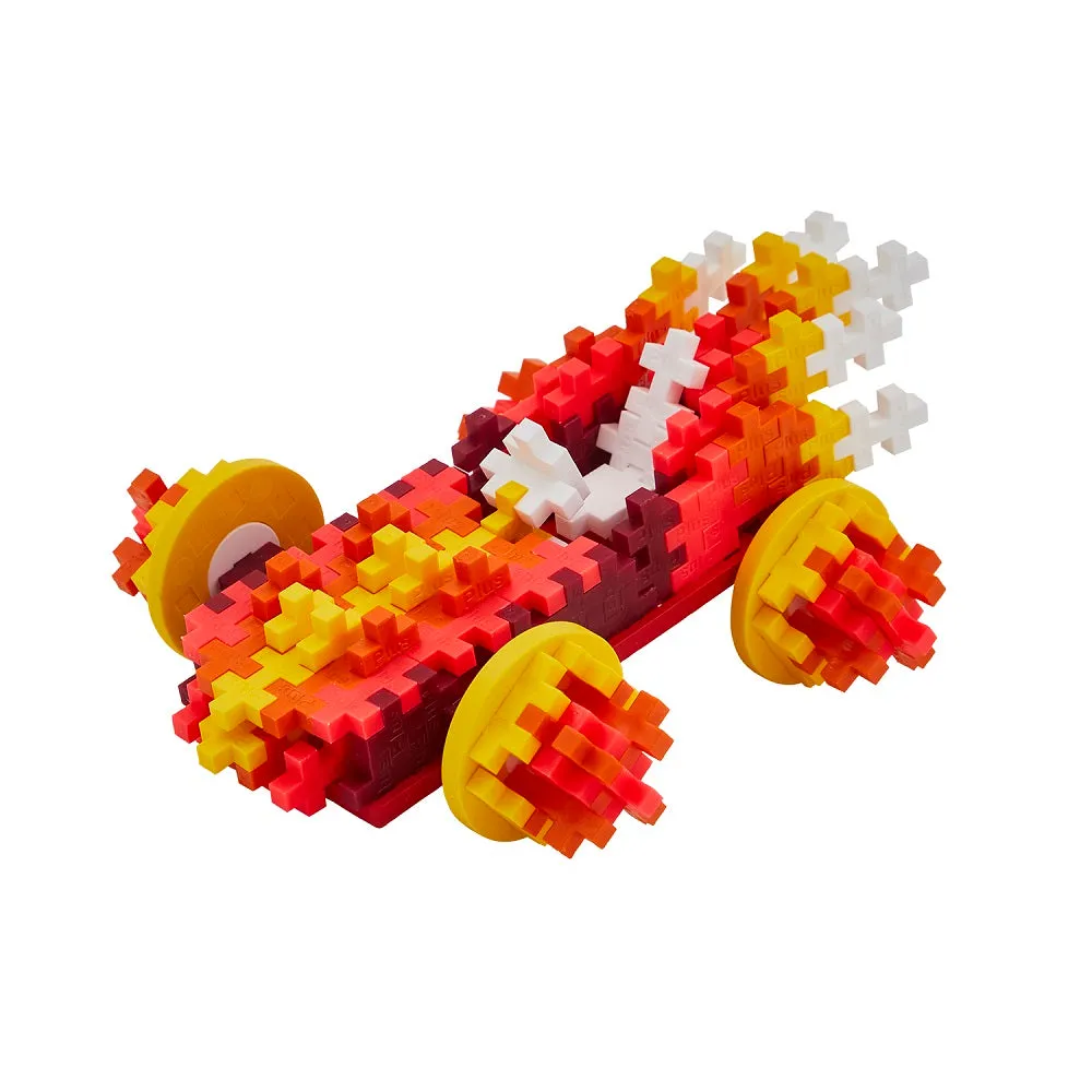 Plus Plus Mini Tube Color Cars 200-Piece (Fire)