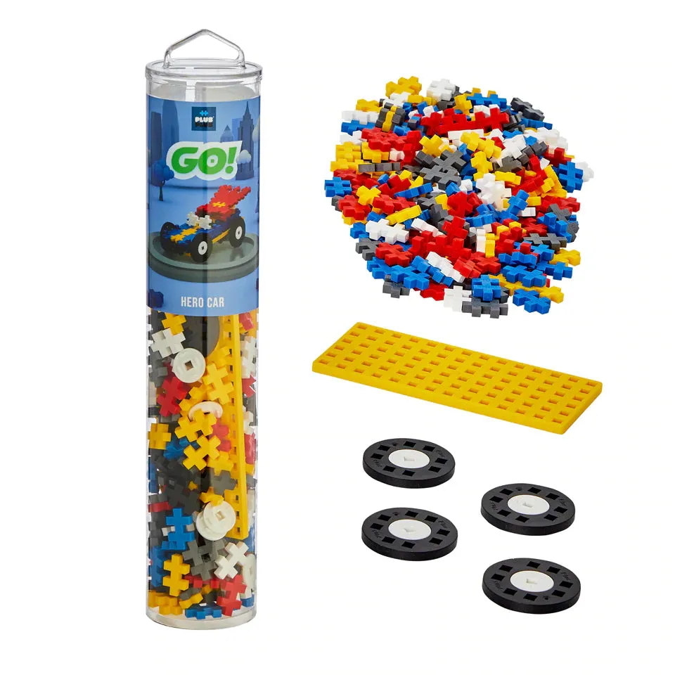 Plus Plus Mini Tube Color Cars 200-Piece (Hero)