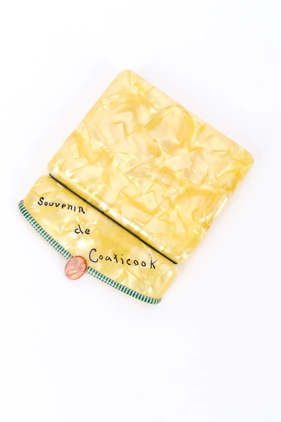 "Souvenir de Coaxicook" Celluloid Cigarette Case