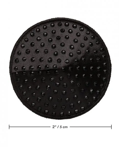 Radiance Round Pasties - Black - One Size