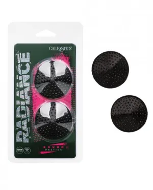 Radiance Round Pasties - Black - One Size