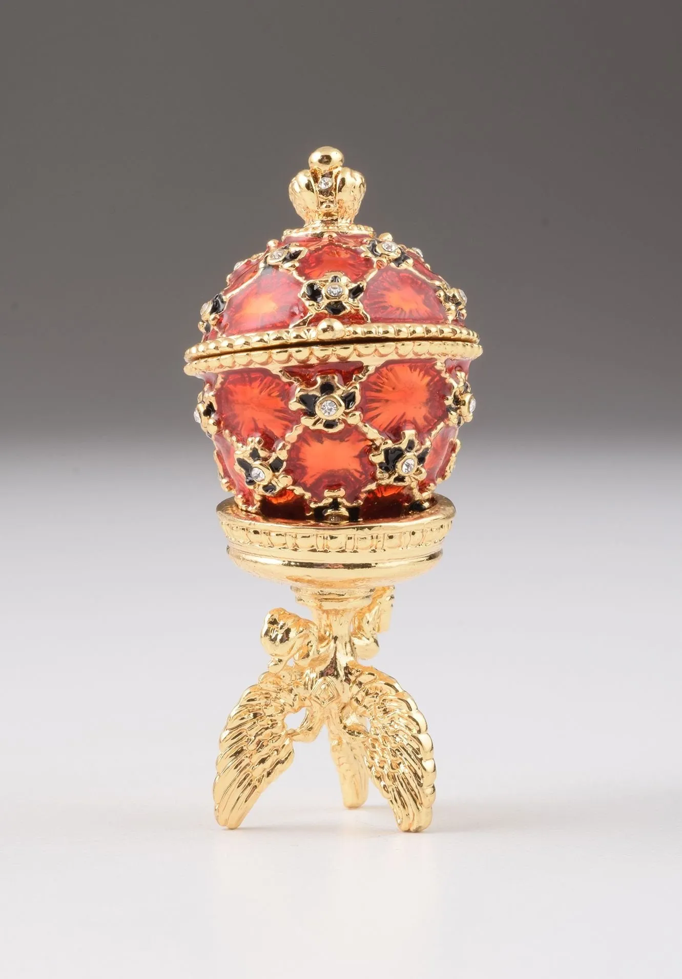 Red Faberge Egg with Car Inside